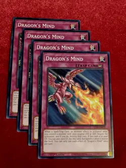 Yu-Gi-Oh! (x4) Dragon's Mind - Common ALIN-EN079 1st Edition - Unplayed Mint+ - Image 1