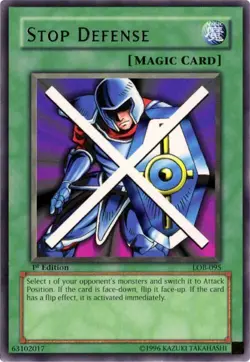 The Legend of Blue Eyes White Dragon #LOB-095 Stop Defense UN - Image 1