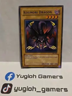 YUGIOH KOUMORI DRAGON SKE UNLIMITED COMMON LIGHT PLAYED - Image 1