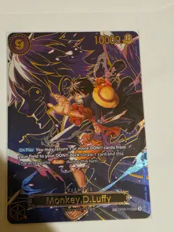 Monkey D Luffy SP OP09-119 OP13 Carrying On His Will Foil English One Piece TCG - Image 1