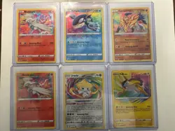 Pokemon Amazing Rare 6 Card Lot Reshiram X2 Zamazenta Kyogre Jirachi Raikou (NM) - Image 1