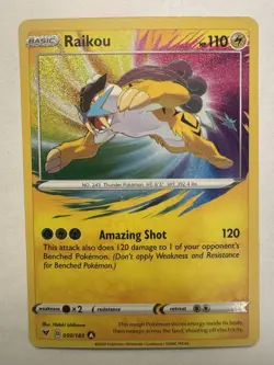 Pokemon Amazing Rare 6 Card Lot Reshiram X2 Zamazenta Kyogre Jirachi Raikou (NM) - Image 4