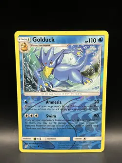 Reverse Holo Golduck 27/181 - Pokemon Team Up Card - NM - Image 1