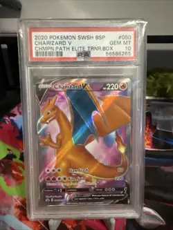 Charizard V SWSH050 SWSH: Sword & Shield Promo Cards Holo - Image 1
