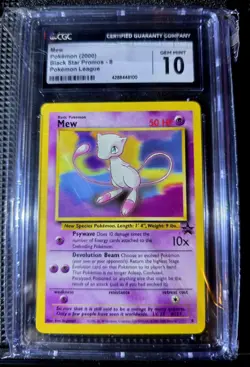 Pokemon Mew TCG Black Star Promos Card 8 Regular Promo - Image 1