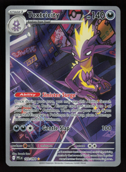 2025 Pokemon Phantasmal Flames TOXTRICITY - illustration Rare Holo Card #103/94 - Image 1