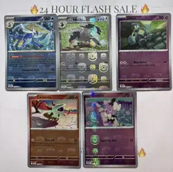 5x Pokemon Black Bolt White Flare English Master Ball Card Lot - Near Mint - Image 1