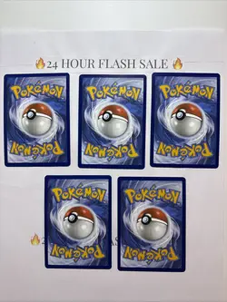 5x Pokemon Black Bolt White Flare English Master Ball Card Lot - Near Mint - Image 2