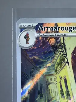 Pokemon TCG Armarouge Scarlet & Violet Base Set Holo Illustration Rare Card - Image 2