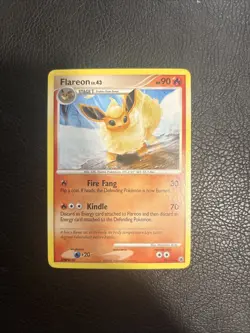 NM Flareon Reg. Rare 18/100 Majestic Dawn (MD) Set Pokemon Card - Image 1