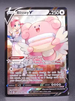 Pokemon TCG Blissey v Full Art Holo Card TG22/TG30 NM - Image 1