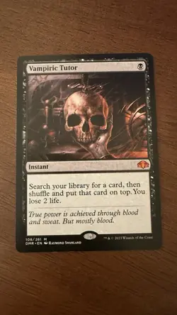 Vampiric Tutor Dominaria Remastered Regular - Image 1