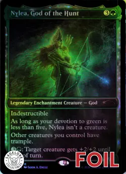 MTG Nylea, God of the Hunt (80) | NM Foil | Secret Lair Theros Stargazing {SLD} - Image 1