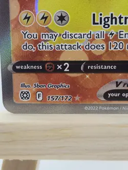 Pokemon Pikachu V SWSH063 Promo Holo Sword & Shield TCG Card - Image 2