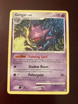 Gengar Lv. 43 18/100 Stormfront Non Holo Regular Rare Pokemon TCG Card NM - Image 1