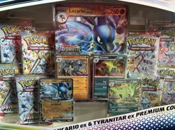 Pokemon Prismatic Evolutions Scarlet Violet Lucario Tyrantitar Sam’s Club NEW - Image 2