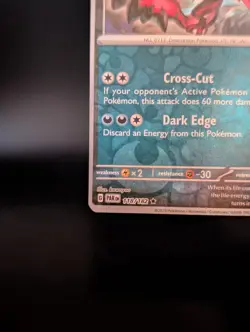 Black Dot Misalignment - Yveltal Rev Holo 118/182 NM Pokemon TCG Misprint Error - Image 5