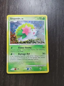 Pokemon Card - Shaymin Platinum 14/127 Holo Rare - Image 1