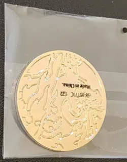 Pokemon TCG UPC Charizard Gigantimax C22 Gold Metal Flip Coin New Sealed - Image 2