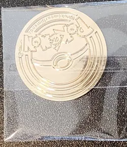 Pokemon TCG UPC Charizard Gigantimax C22 Gold Metal Flip Coin New Sealed - Image 3