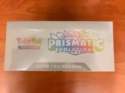Pokemon Prismatic Evolutions Elite Trainer Box ETB - SEALED (Small Tear) - Image 5
