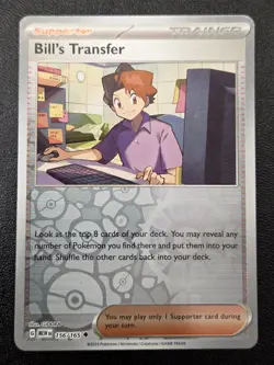 Pokemon TCG - Bill's Transfer - Uncommon SV: Scarlet & Violet 151 156/165 NM - Image 1