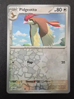 Pokemon TCG - Pidgeotto Common SV: Scarlet & Violet 151 017/165 NM - Image 1