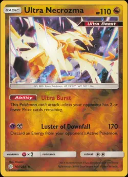 Pokemon - Ultra Necrozma #164/236 - SM - Cosmic Eclipse Reverse Holo - Image 1