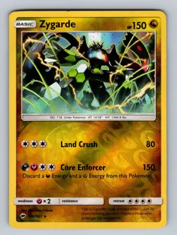 Zygarde 100/147 Reverse Holo SM - Burning Shadows NM - LP Pokemon TCG - Image 1