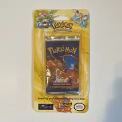 Pokemon TCG Base Set Charizard Booster Pack Sealed 1999 Wizards of the Coast - Image 1