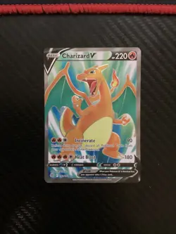 Charizard V (Full Art) 153/172 Swsh09: Brilliant Stars Holo Pokemon TCG - NM - Image 1