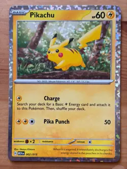 Pikachu 002/015 Holo LP - McDonald's Dragon Discovery 2024 - Pokemon TCG - Image 1