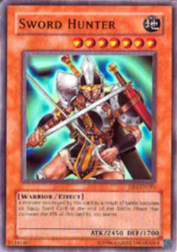 Sword Hunter - DB1-EN191 - Common - Unlimited Edition - Lightly Played - Image 1