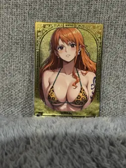 GODDESS STORY MR #021/100 NAMI ONE PIECE METAL ANIME CARD - Image 2