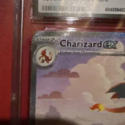 CGC 9.5 Charizard Ex SIR Scarlet & Violet 151 2023 Pokemon Card 199/165 - Image 3
