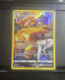Pokemon TCG Charizard Trainer Gallery Holo Ultra Rare Card TG03/TG30 Lost Origin - Image 2