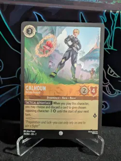 Calhoun 36/204 Disney Lorcana Archazia's Island Common Cold Foil Card NM - Image 1