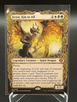 Betor, Kin To All MTG Card - Showcase - Tarkir Dragonstorm 308 - Image 1