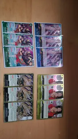 One Piece TCG Op-14 SR Lot Boa Luffy Ground Death NM English 12 cards - Image 1