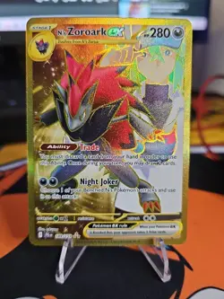 Pokemon TCG Journey Together N's Zoroark EX Holo Ultra Rare Card 189/159 - Image 1