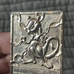 Pokemon Mewtwo 23k Gold Plated Trading Card Burger King Promo - Image 4