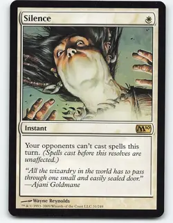Silence #31 Magic the Gathering Card - Image 1