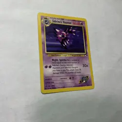 Sabrina's Haunter 58/132 Gym Heroes Series TCG Pokemon Card 2000 NM - Image 3