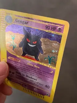 Pokemon Card- Gengar-Expedition-Holo-13/165-Rare-ENG Played - Image 3