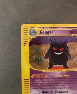 Pokemon Card- Gengar-Expedition-Holo-13/165-Rare-ENG Played - Image 5