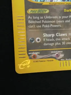 Umbreon Holo 2003 - H30/H32 Skyridge - Rare pokemon card- ENG - Ungraded - Image 5