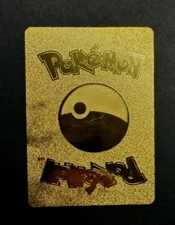 Pokemon TCG gold Holo RARE PIKACHU/And MewTwo&Mew Rare gold Foil. (2 card lot) - Image 4