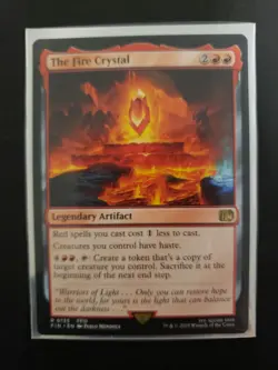 MTG The Fire Crystal Final Fantasy Regular Card NM - Image 1
