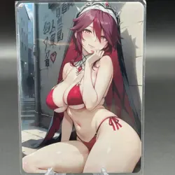 Rosaria Genshin Impact Anime Waifu Card Doujin ACG Goddess - Image 1