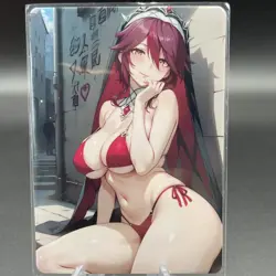 Rosaria Genshin Impact Anime Waifu Card Doujin ACG Goddess - Image 2
